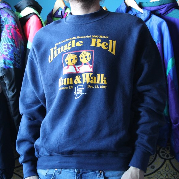 Vintage Other - Vintage 1997 Jingle Bell Run & Walk Sweater
